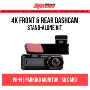 4K Front & Rear Dashcam | WiFi | 24h Parking Monitor