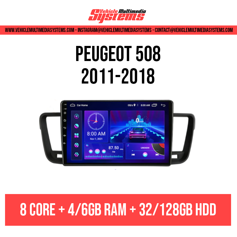 Peugeot 508 | 2011-2018 | Android Screen