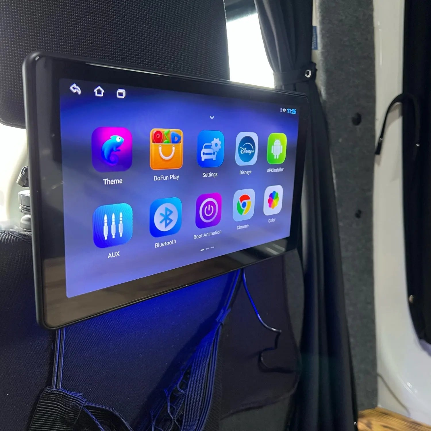 Android Headrest Screen | Ambient Lights | Rear Seat Entertainment - Image 2