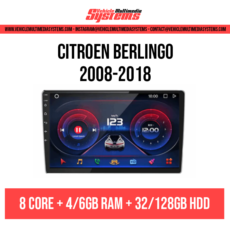 Citroen Berlingo | 2008-2018 | Android Screen