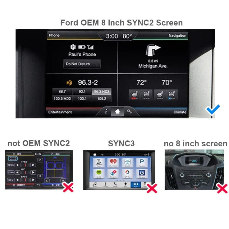 Ford Sync 2 Upgrade Module | 2015-2017 | (Original Screen) - Image 2