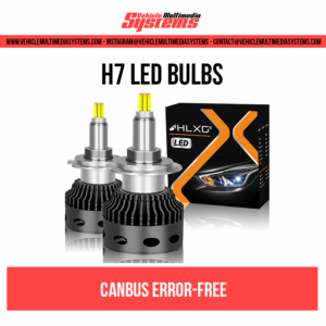 H7 LED Headlight Bulbs | 6000K White | 90,000LM | Canbus Error-Free