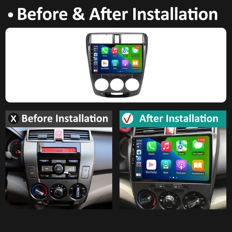 Honda City | 2008-2014 | Android Screen - Image 2