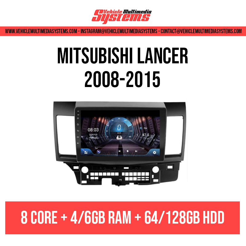 Mitsubishi Lancer EVO | 2008-2015 | Android Screen