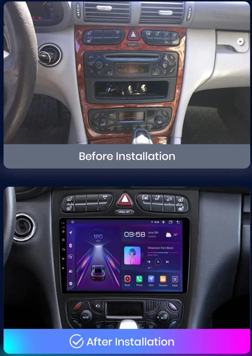 Mercedes-Benz C-Class | 2001-2005 | Android Screen - Image 3