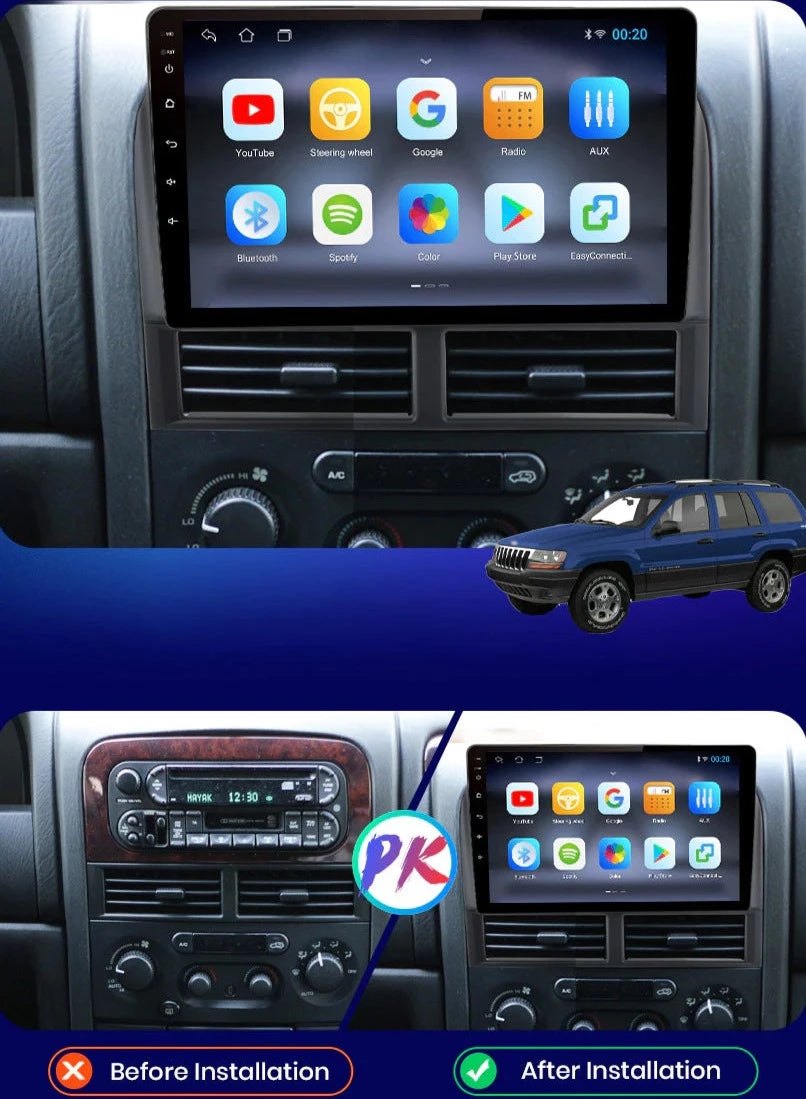 Jeep Grand Cherokee | 1998-2004 | Android Screen - Image 2