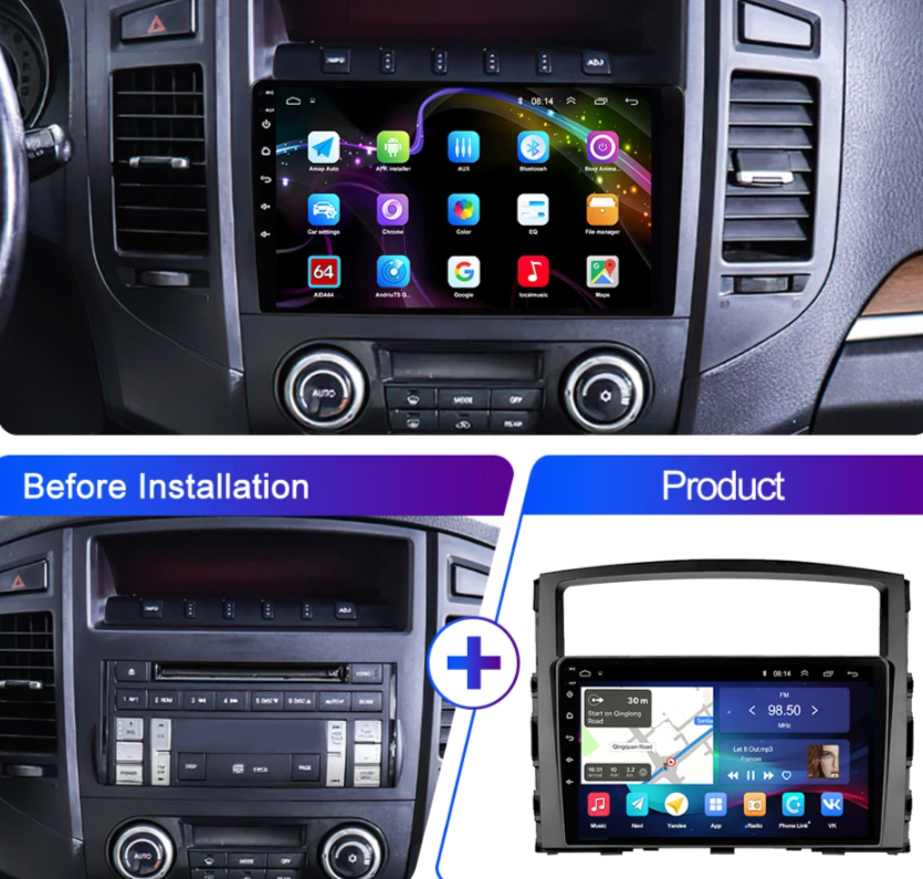 Mitsubishi Shogun | 2006-2014 | Android Screen - Image 2